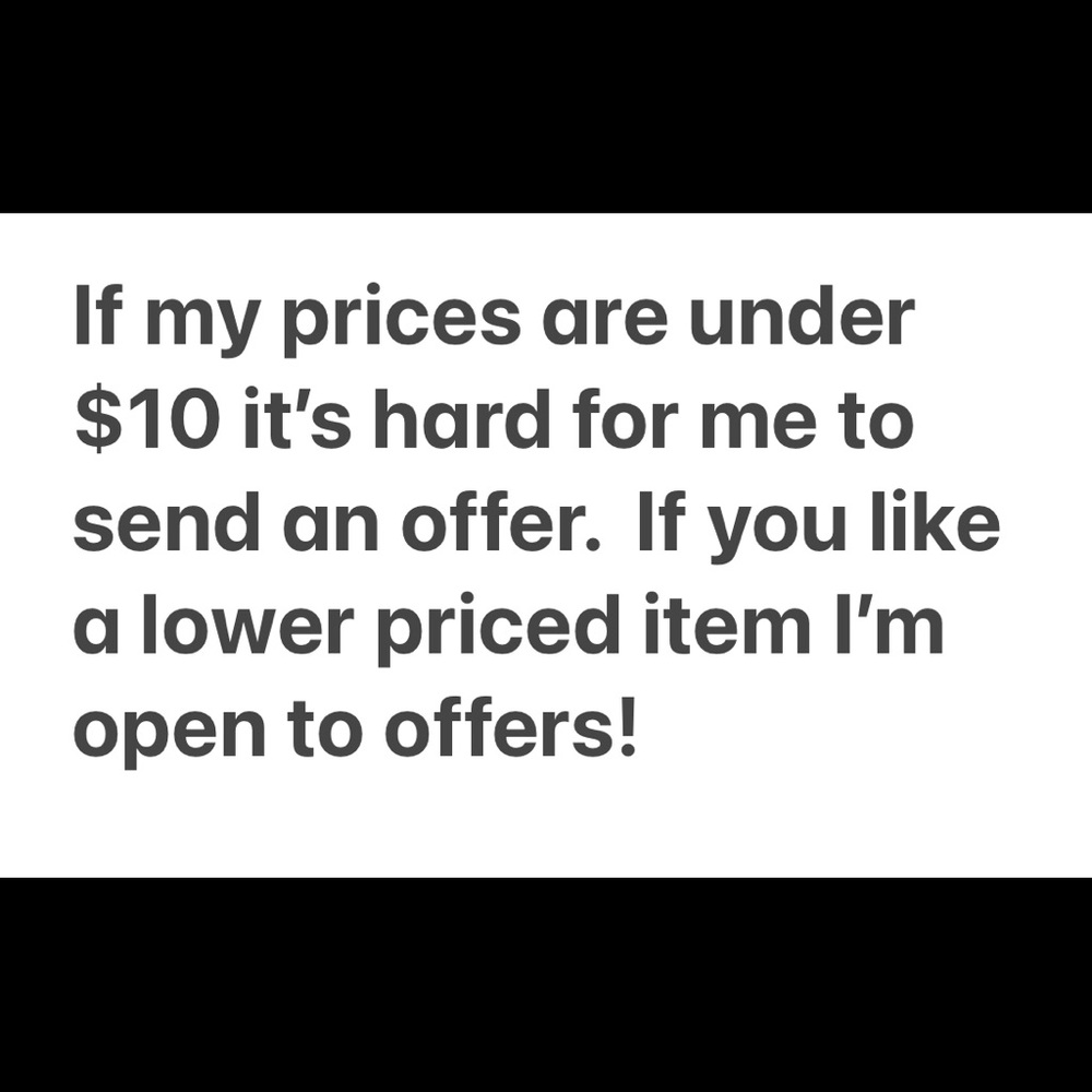 A Note About Offers